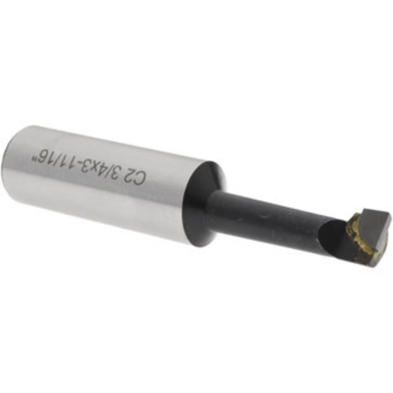 Value Collection Carbide Tipped Boring Bar, Grade C-2, 3/4 Shank, 7/16 Bore Dia, 3-11/16 OAL – 43-734-3