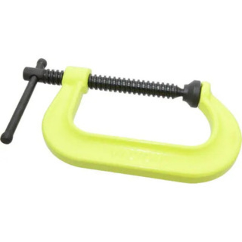 Wilton High Visibility C Clamp #14302, 4-1/2 Opening Capacity, 3-1/4 Throat Depth – 97-846-0