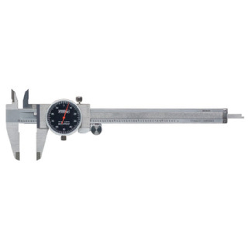 Fowler Economy Dial Caliper, 0-6 Black Face – 52-008-005