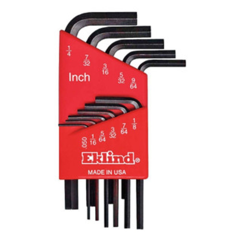 Eklind 10111 Standard 11 piece Hex Key Set 0.05 to 1/4 – 10111-1