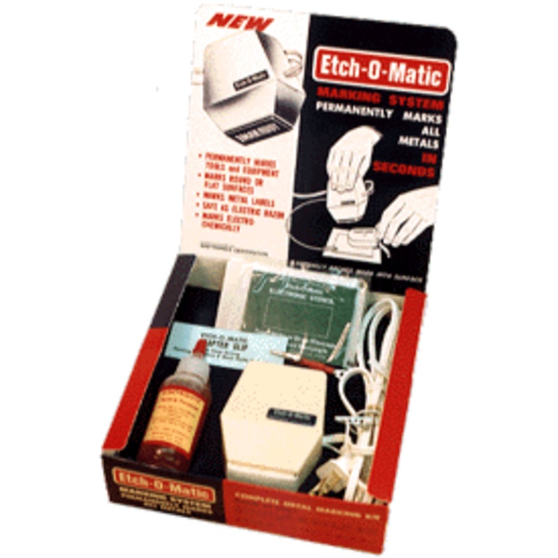 Etch-O-Matic Electric Metal Marking System Starter Kit – EOM-100