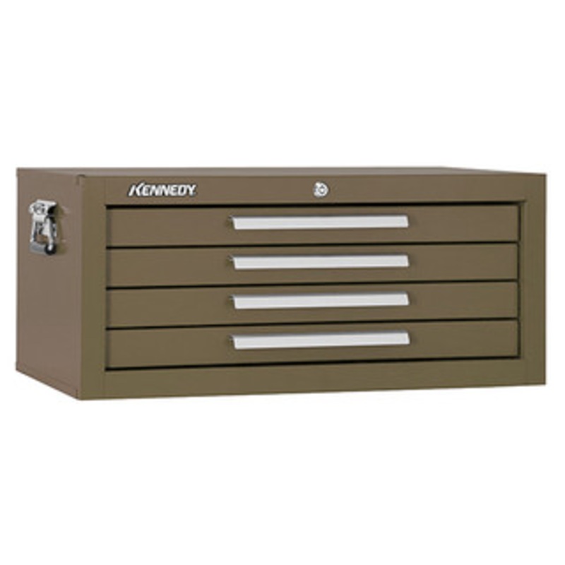 Kennedy 26 4-Drawer Mechanics Chest Base, Brown Wrinkle – 2604B