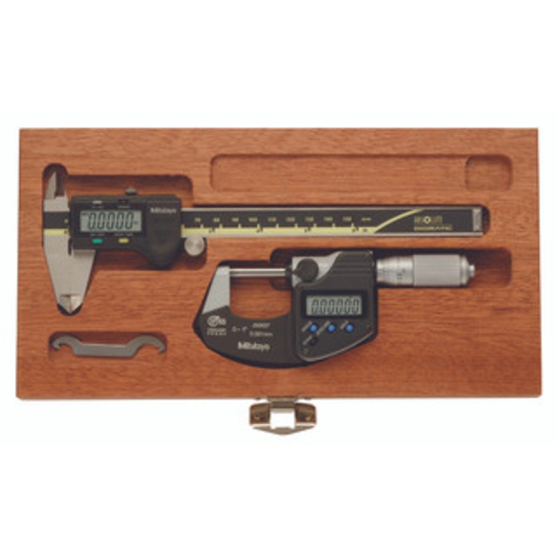 Mitutoyo Digital Caliper & Micrometer Set 64PKA077B – 10-870-4