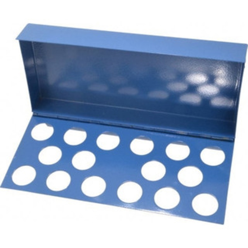 Value Collection R8 Steel Collet Rack and Tray, 16 Collets – 98-214-0