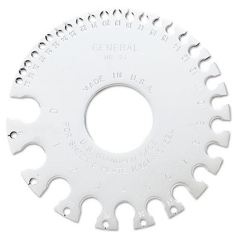 General Sheet Metal Thickness Gauge – 21