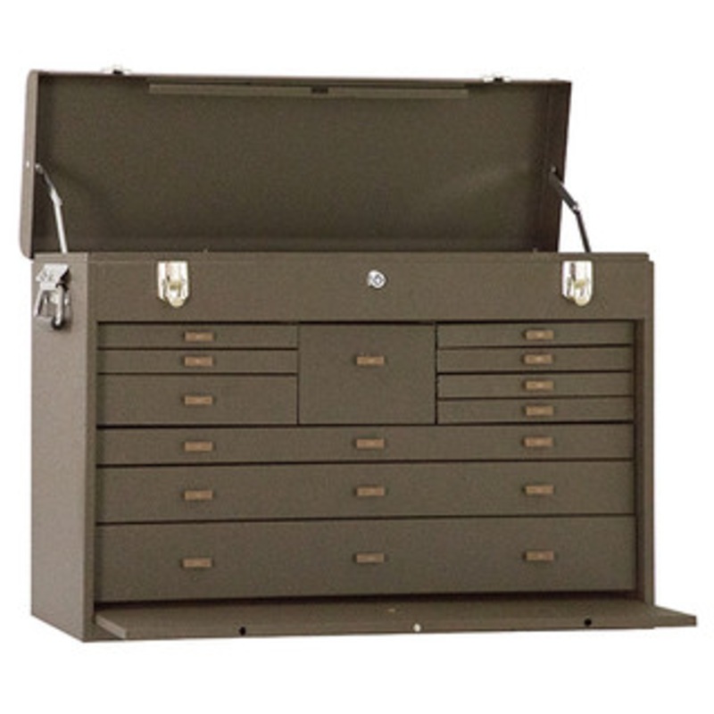 Kennedy 26 11-Drawer Machinists Chest, Brown Wrinkle – 52611B