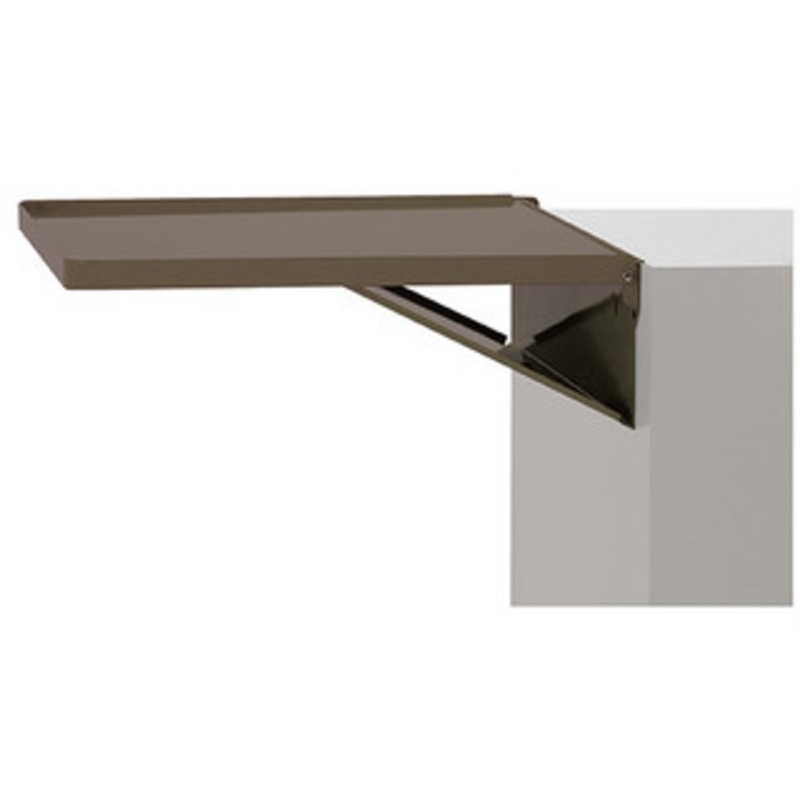 Kennedy Fold-Away Cabinet Shelf, Brown Wrinkle – DS1B