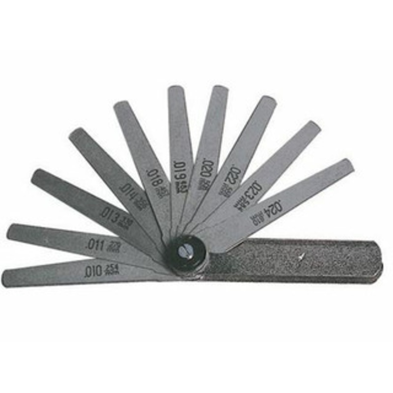 Precise Tapered Leaf Thickness Gage, 26 Leaves, 0.0015 to 0.025 Range 5026T  – 10-887-8