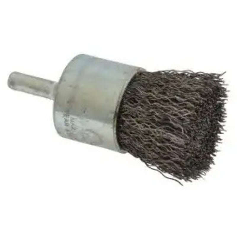 Anderson Wire Brush #07131, Crimped Wire, Solid End, 1 Wheel Dia., 0.014 Wire Dia. – 96-351-2