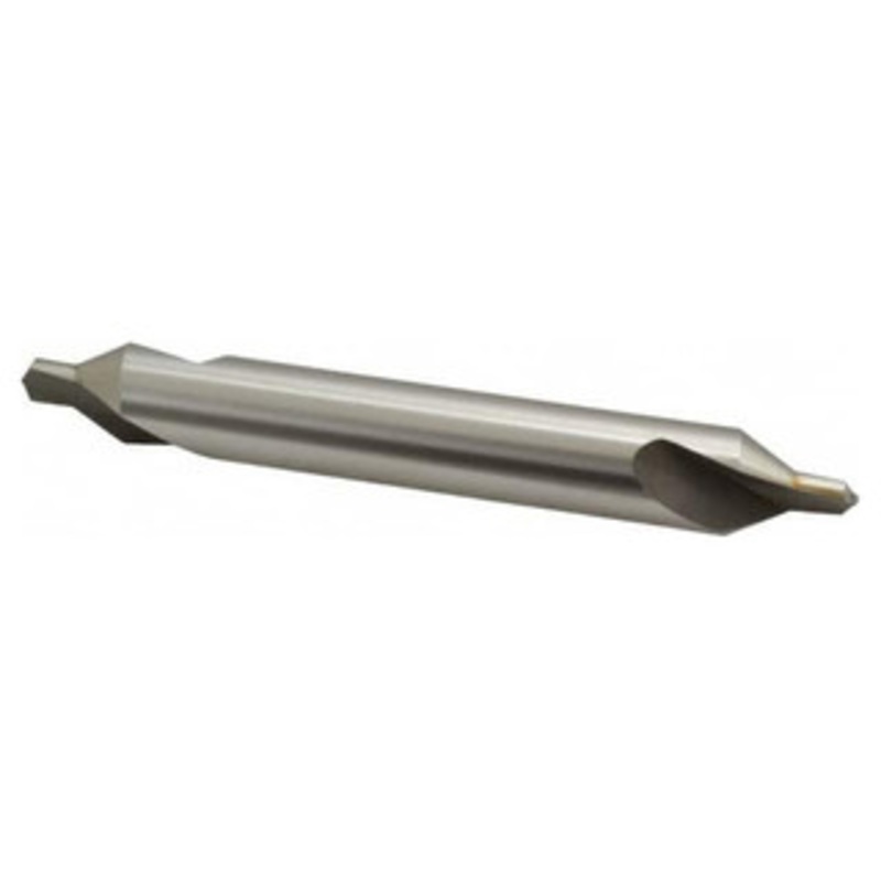 Interstate HSS 60 Combined Drill & Countersink, Long Plain Type, Size #8, 6 Overall Length – 43-266-6