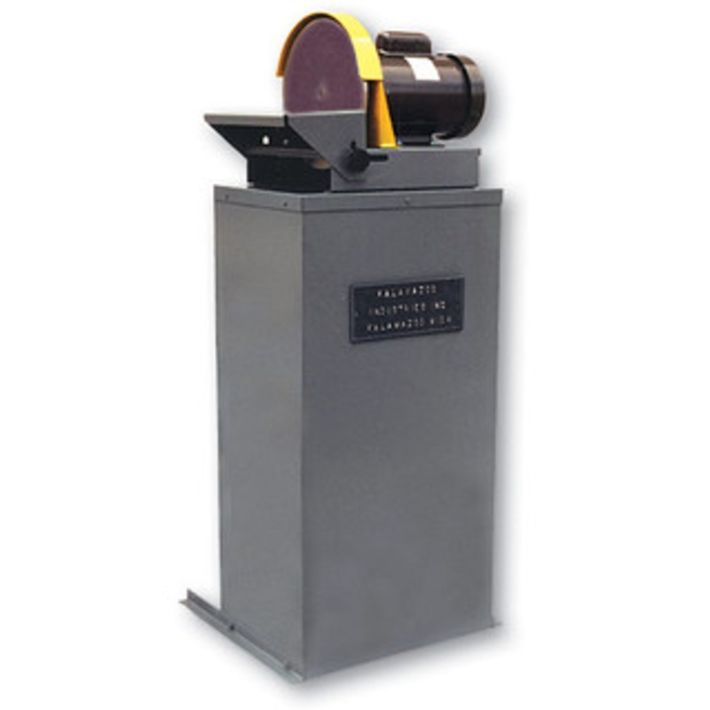 Kalamazoo 12 Disc Sander w/ enclosed stand and vacuum dust system – DS-12V