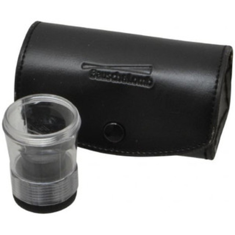 Bausch & Lomb Pocket Comparator #813433, 10x Magnification Loupe, 1 Inch Focal Distance, Glass Lens, Handheld Magnifier, 1 Lens, Round – 40-254-5