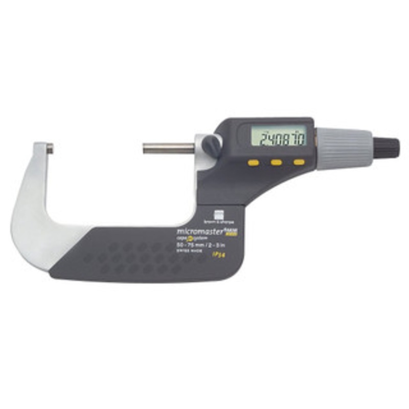 Brown & Sharpe Micromaster Digital Micrometer, 2 – 3 / 50 – 75mm – 599-127