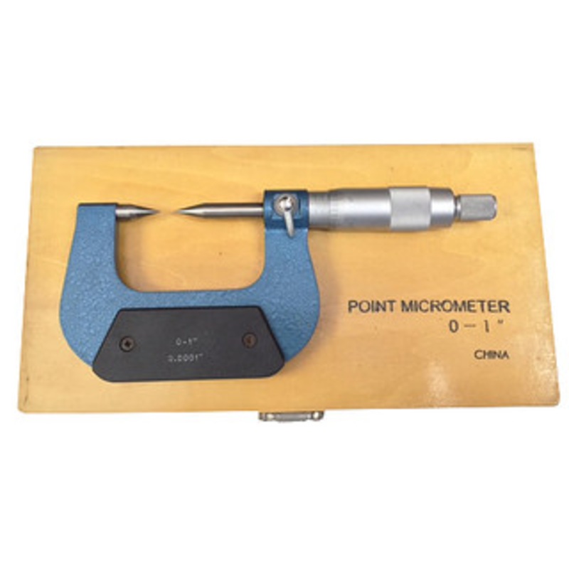 Precise Point-Micrometer 30 Degree, 0-1 Range, Graduation .001 – PTM-001