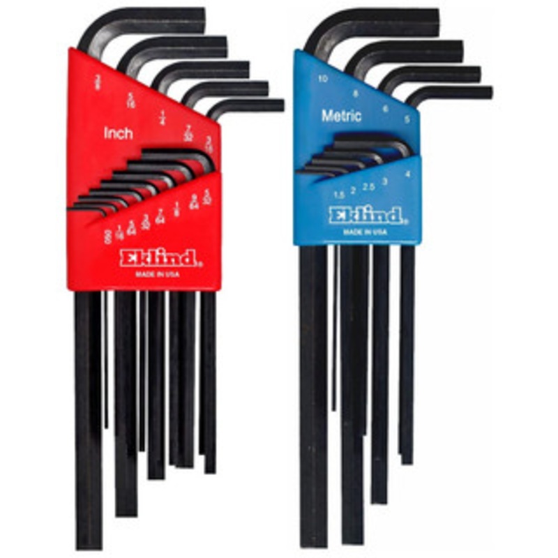 Eklind Combination Inch/Metric Long Arm Hex L Key Set – 10222-1