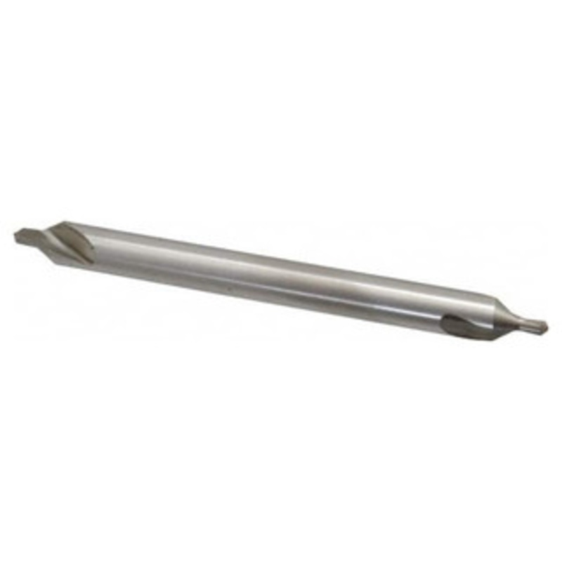 Interstate HSS 60 Combined Drill & Countersink, Long Plain Type, Size #6, 6 Overall Length – 43-263-3