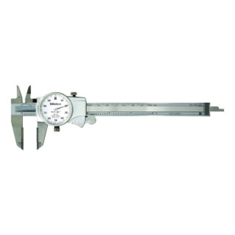 Mitutoyo Dial Caliper Series 505, 0-6 with Carbide OD & ID Jaws – 505-738