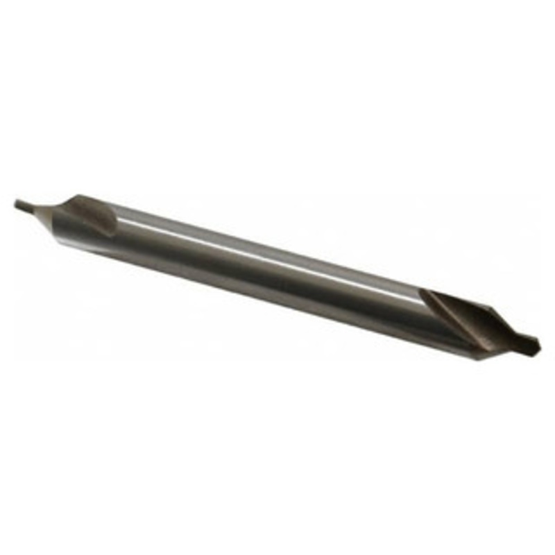 Interstate HSS 60 Combined Drill & Countersink, Long Plain Type, Size #4-1/2, 4 Overall Length – 43-257-5