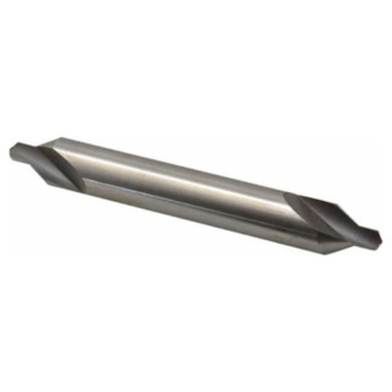 Interstate HSS 60 Combined Drill & Countersink, Long Plain Type, Size #7, 5 Overall Length – 43-264-1