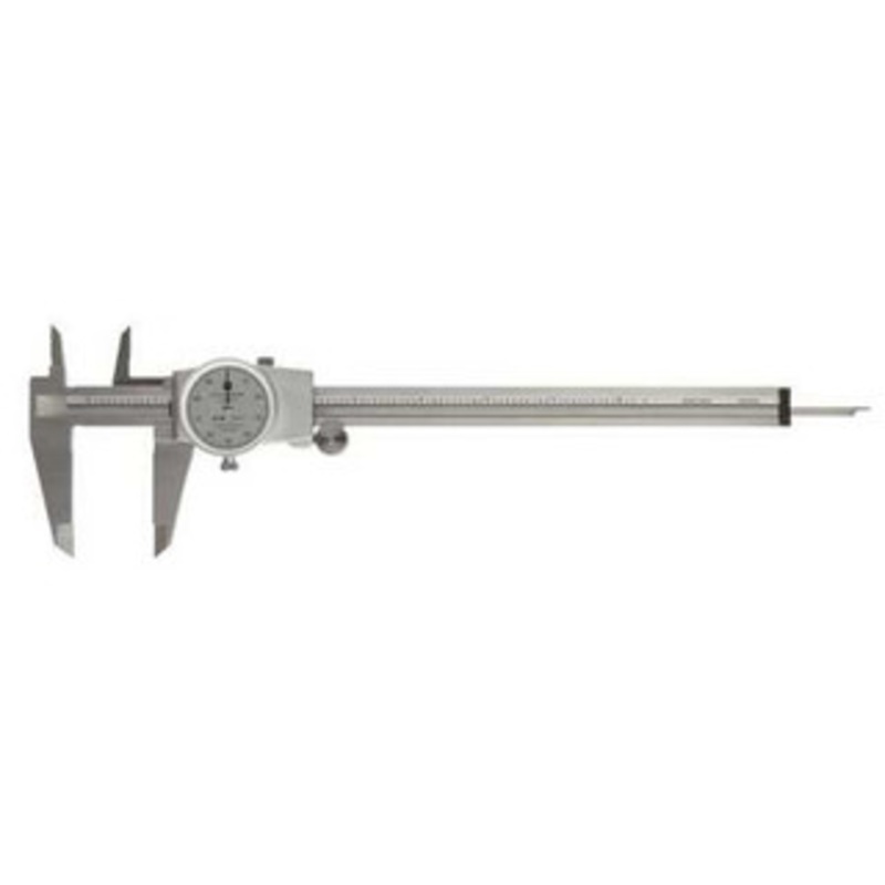 Brown & Sharpe 0-8 White Face Dial Caliper – 599-579-8-1