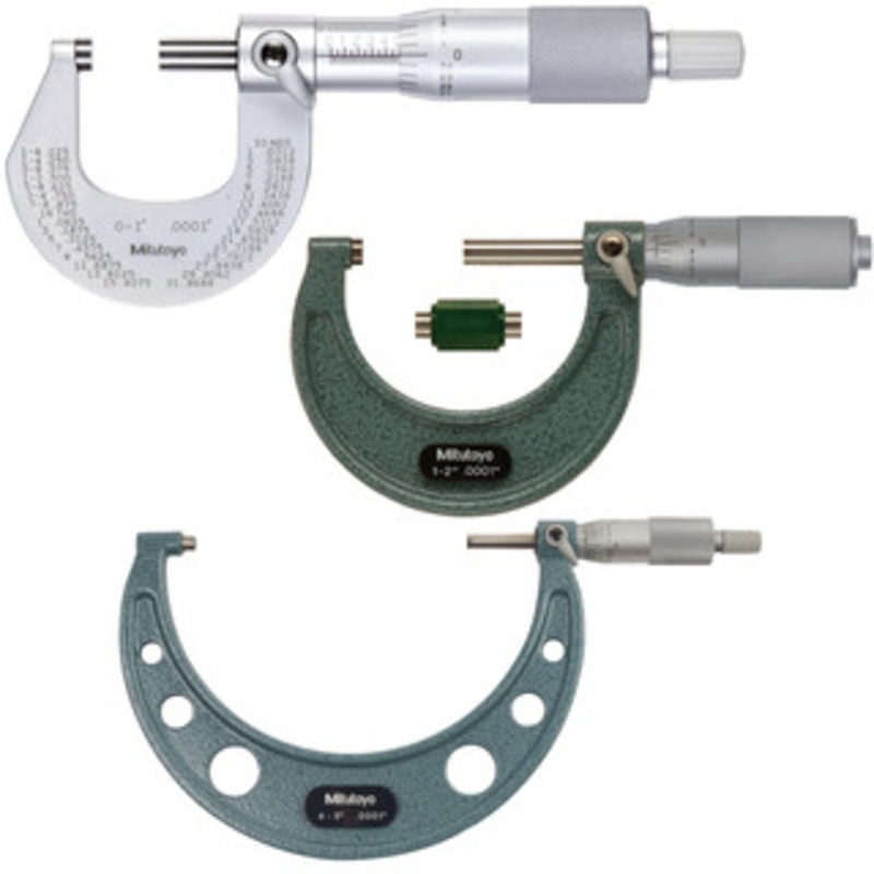 Mitutoyo Outside Micrometers, Manual