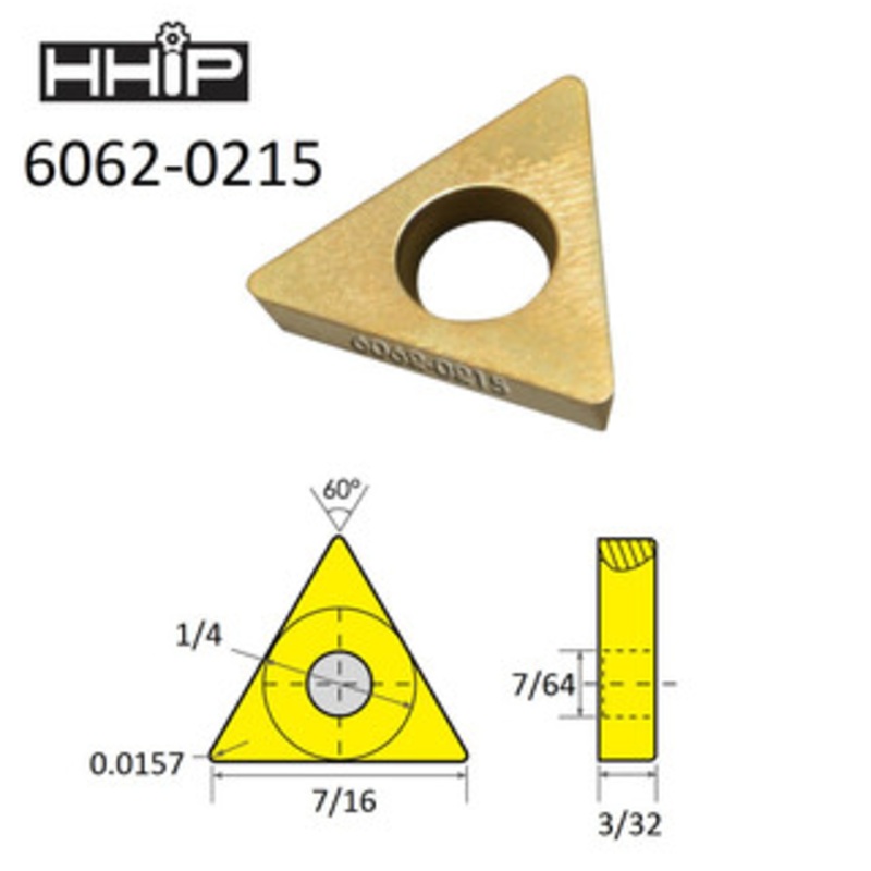 Precise TDEX21.5 Tin Coated C-5 Carbide Insert (Pack of 10) – TDX21.51