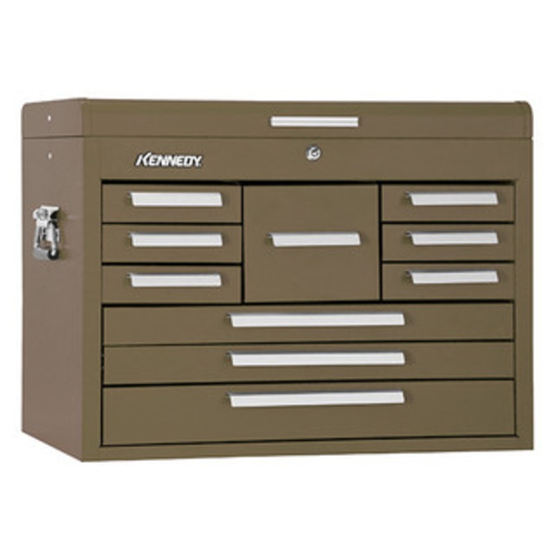 Kennedy 26 10-Drawer Mechanics Chest, Brown Wrinkle – 360B