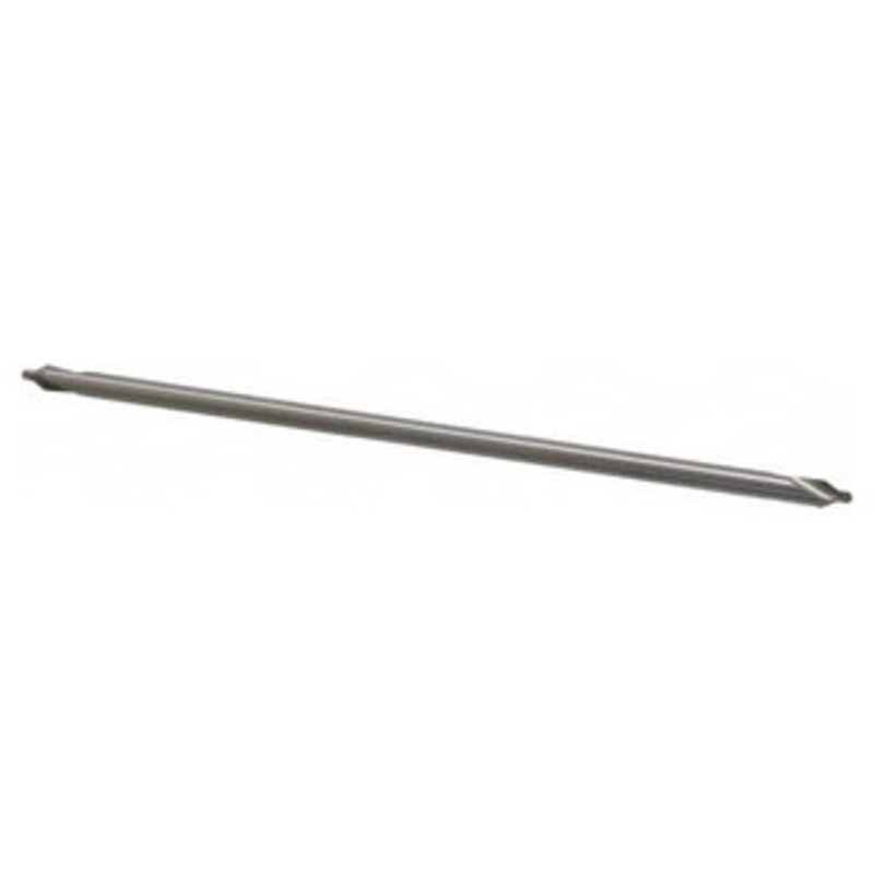 Interstate HSS 60 Combined Drill & Countersink, Long Plain Type, Size #2, 6 Overall Length – 43-250-0