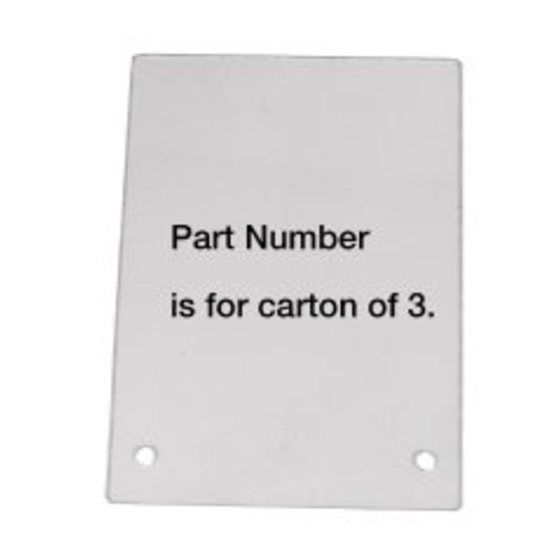 Flexbar Flat Acyrlic Replacement Shields 12 x 16 Carton of 3 – 13123
