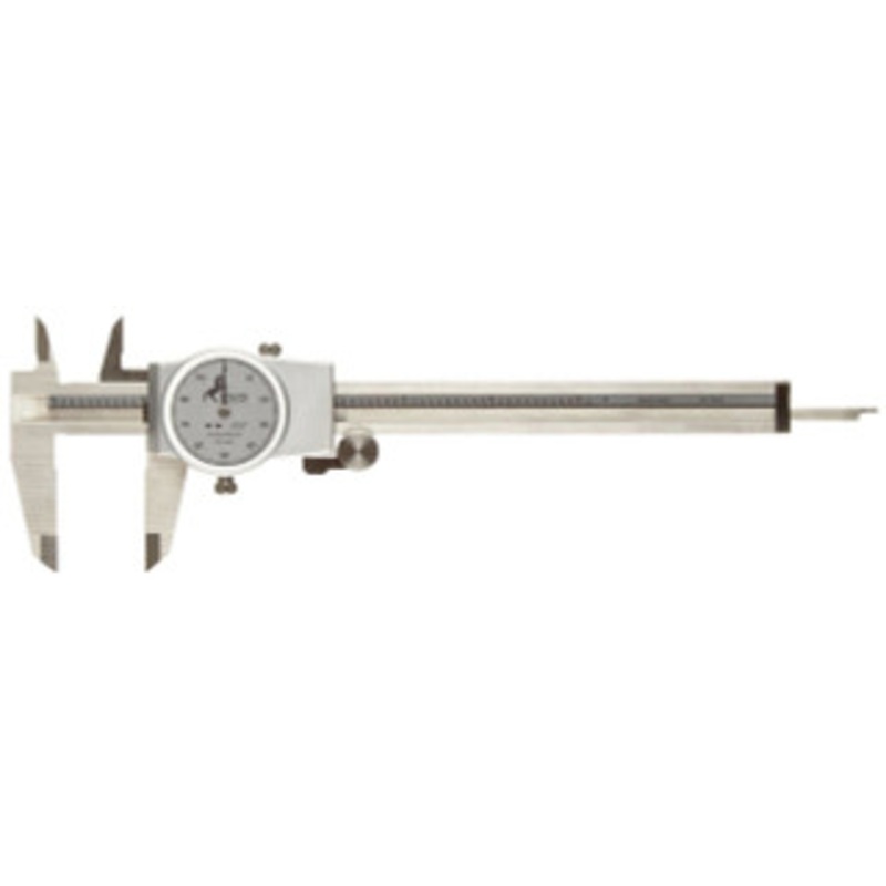 TESA Brown & Sharpe Dial Caliper 75.115811, White Dial Face, 0-6 Range – 12-150-9
