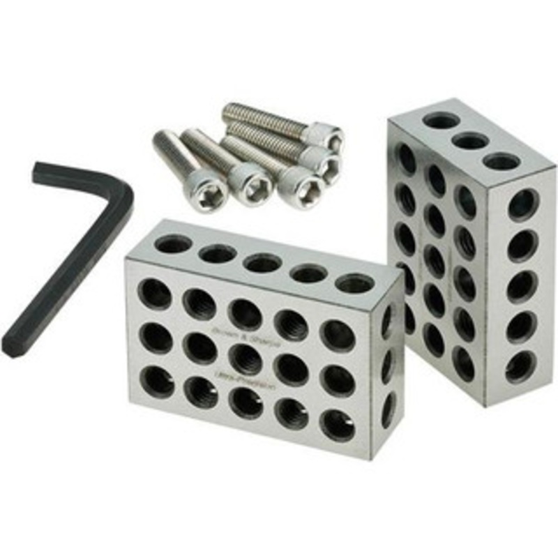 Brown & Sharpe 1-2-3 Block Set with Bolts 599-750-10 – 10-182-4