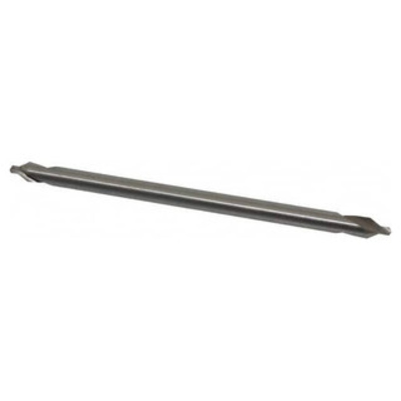 Interstate HSS 60 Combined Drill & Countersink, Long Plain Type, Size #4, 6 Overall Length – 43-256-7