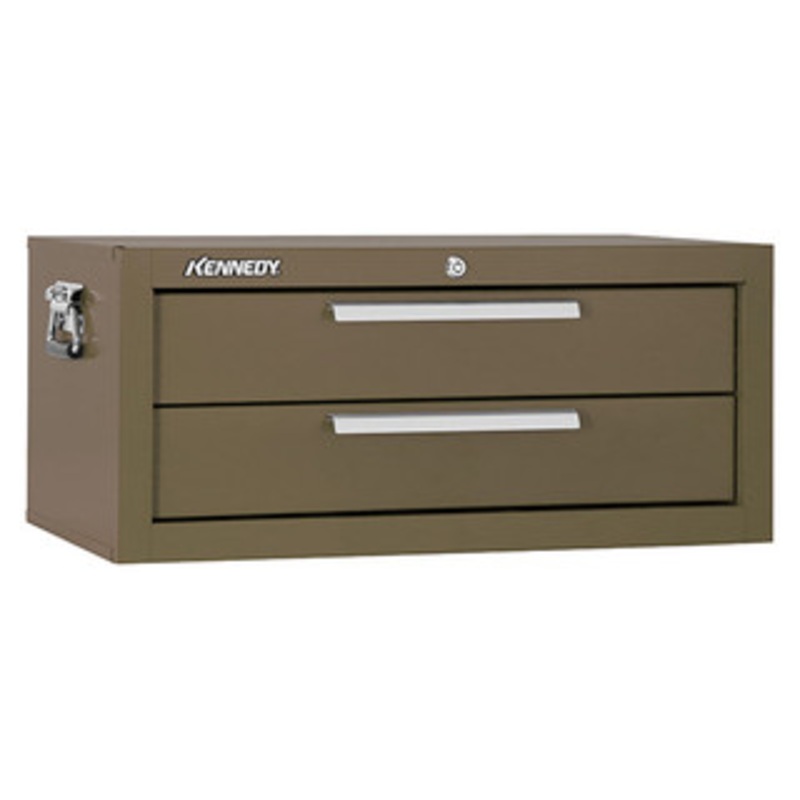 Kennedy 26 2-Drawer Mechanics Chest Base, Brown Wrinkle – 2602B