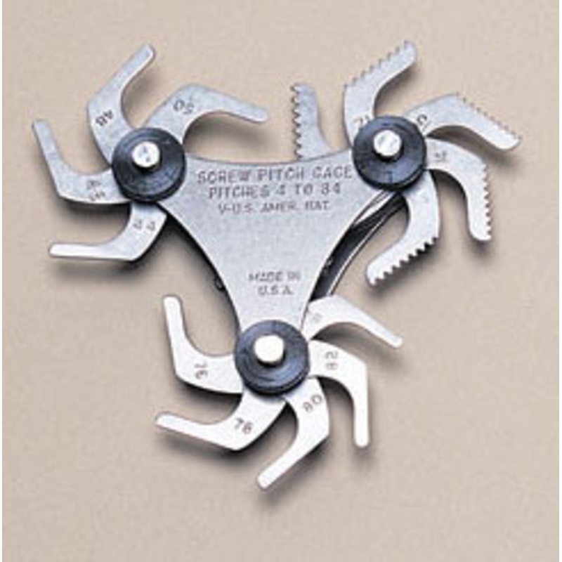 PEC Tools Model# 5651, Screw Pitch Gage #4-84 (51 Leaf) – SPG-396