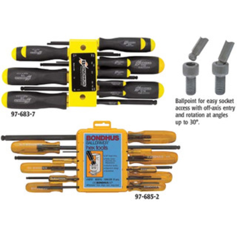 Bondhus Balldrivers, Set of 9, Metric – 97-684-5