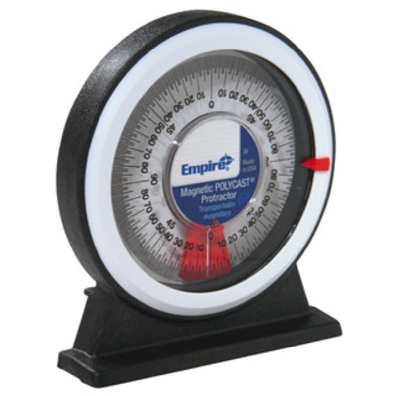 Empire 36 Magnetic Polycast  Protractor  – 361-1