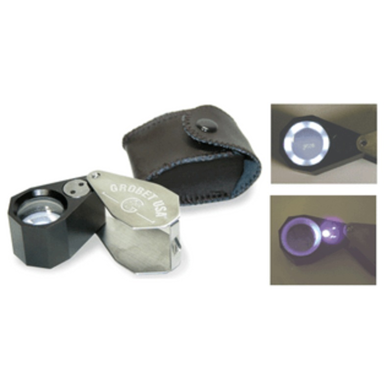 Grobet Illuminated 10X, 14X & 20X Jeweler Loupes