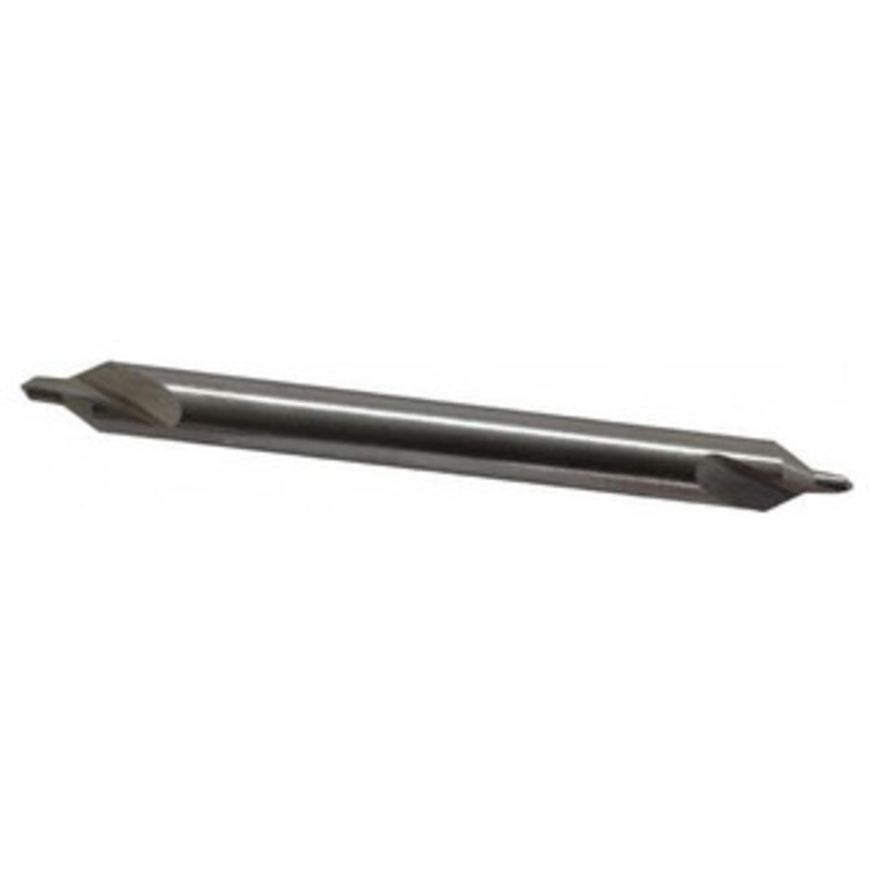 Interstate HSS 60 Combined Drill & Countersink, Long Plain Type, Size #5, 5 Overall Length – 43-260-9