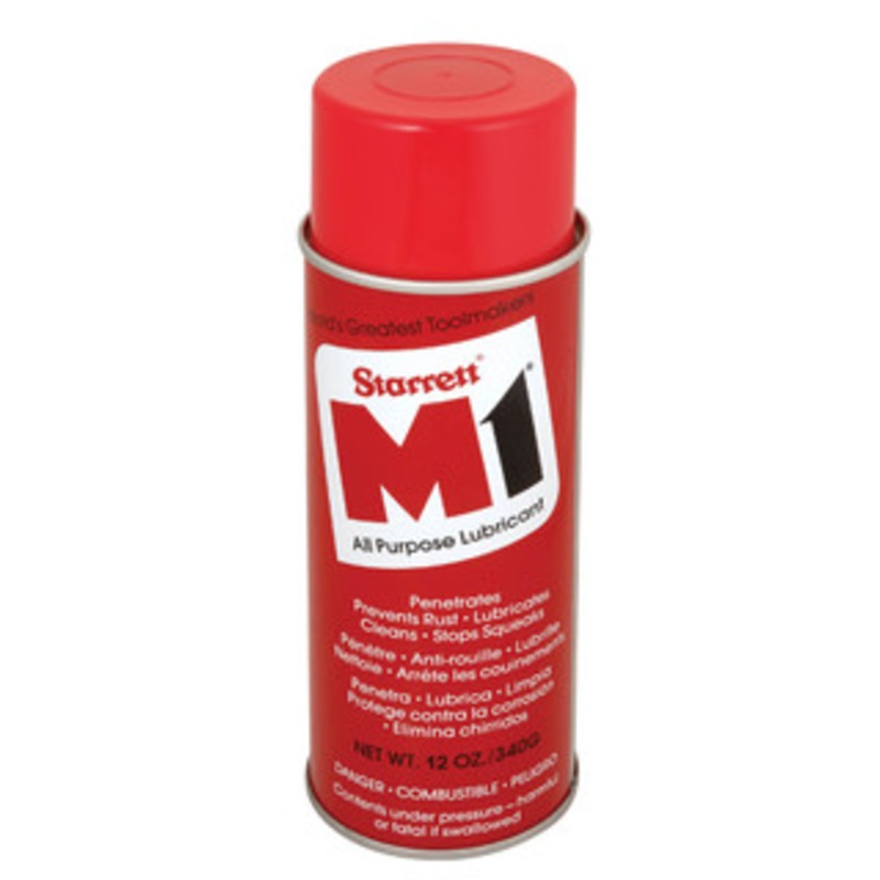 Starrett M1 lubricant, 12 Oz Aerosol Can 95173 – 10-614-6