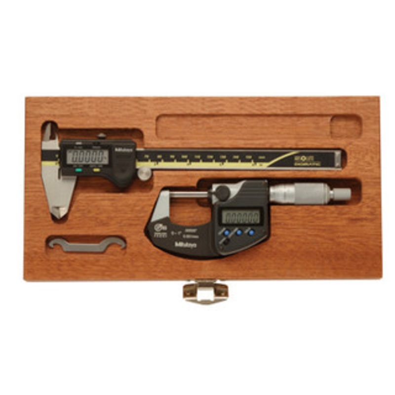 Mitutoyo Digimatic Electronic Micrometer & Caliper Kit