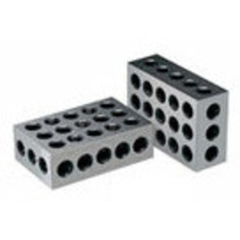 Precise 1-2-3 Blocks with 3/8-16, 23 Tapped Holes – TBS-123