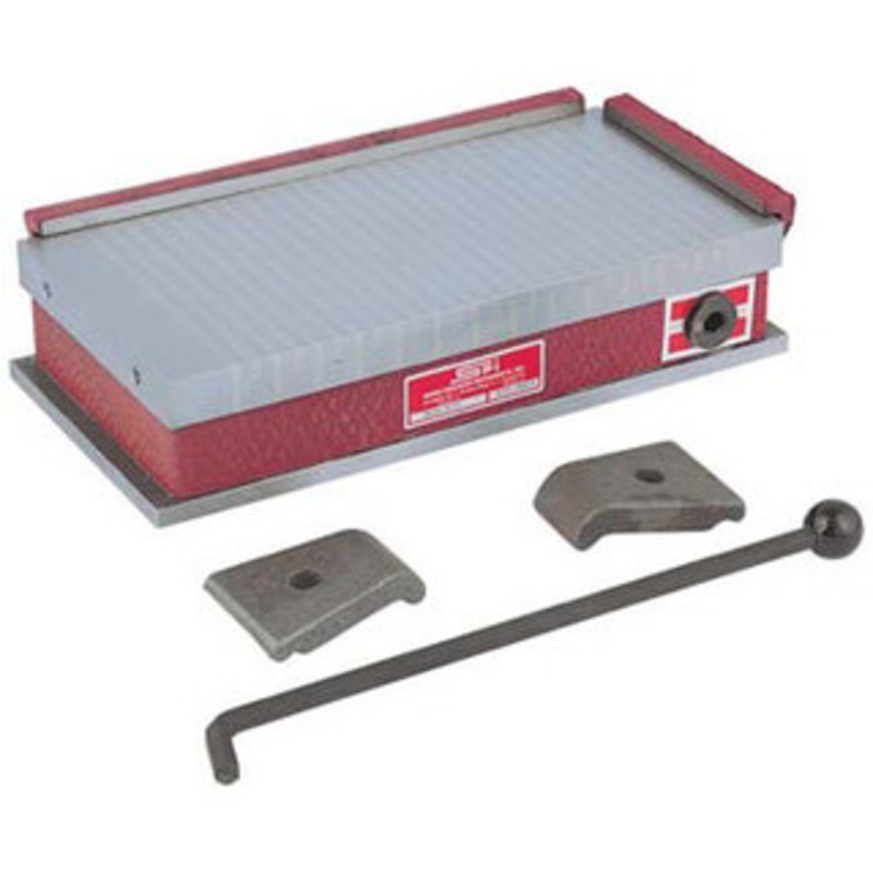 Suburban Tool Rectangular Permanent Magnetic Chuck MCB-812, Standard Pole, 12-1/2 x 8 x 2-5/8 – 77-529-6