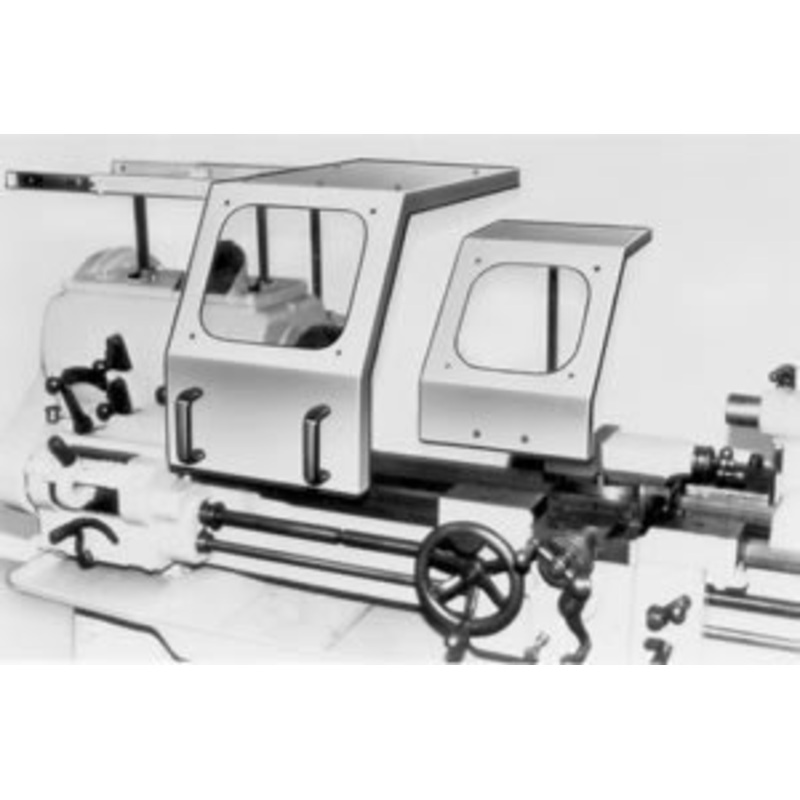 Flexbar Slide-Track Latheguard, 48 Chuck Capacity, 20 Wide – 13084