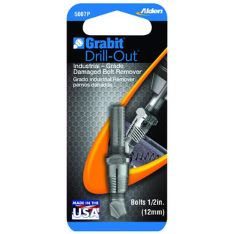 Alden Grabit Drill-Out Broken-Bolt Extractor #5007P, to remove 1/2 and 12 mm – 97-529-2