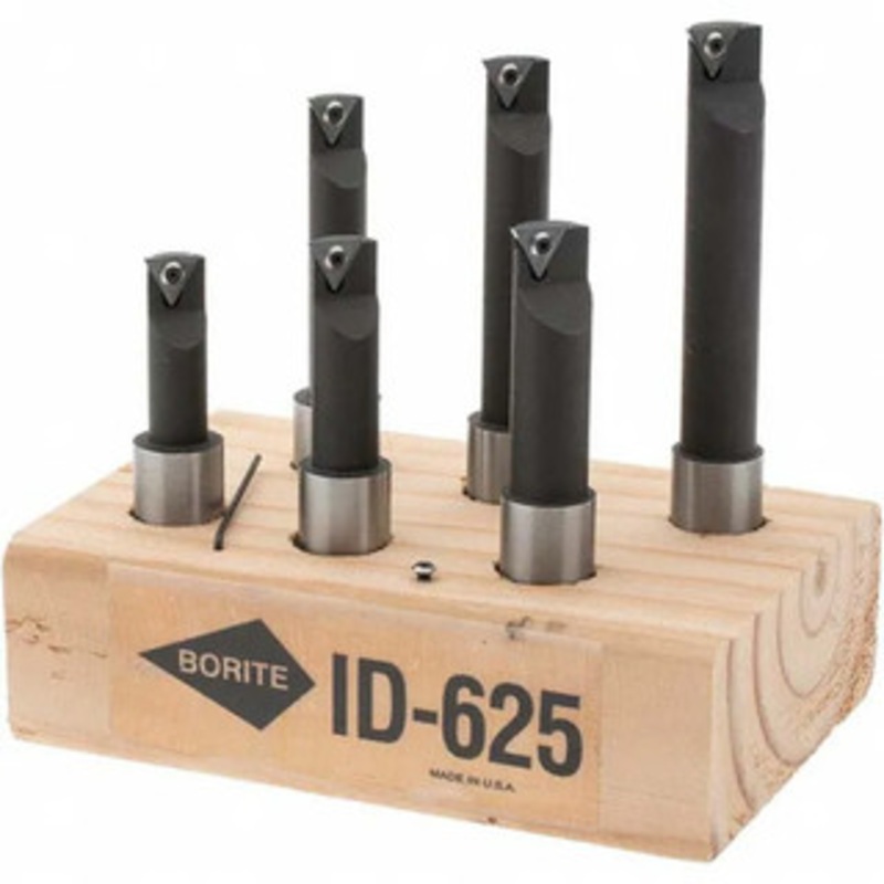 Borite Indexable Boring Bar Set, 6 pc., 5/8 Shank ID-625 C-5  – 82-947-3