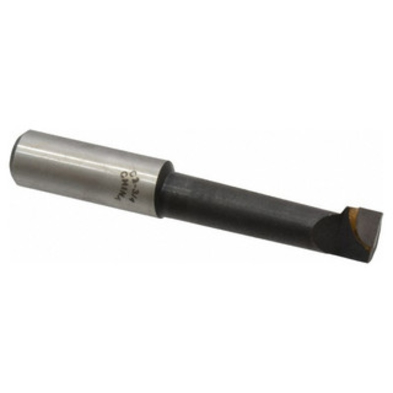 Carbide Tipped Boring Bar, Grade C-2, 3/4 Shank, 11/16 Bore Dia, 4-13/16 OAL – 43-740-0