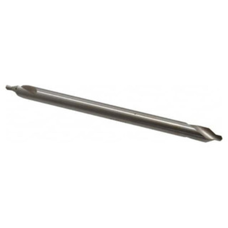 Interstate HSS 60 Combined Drill & Countersink, Long Plain Type, Size #4, 5 Overall Length – 43-255-9