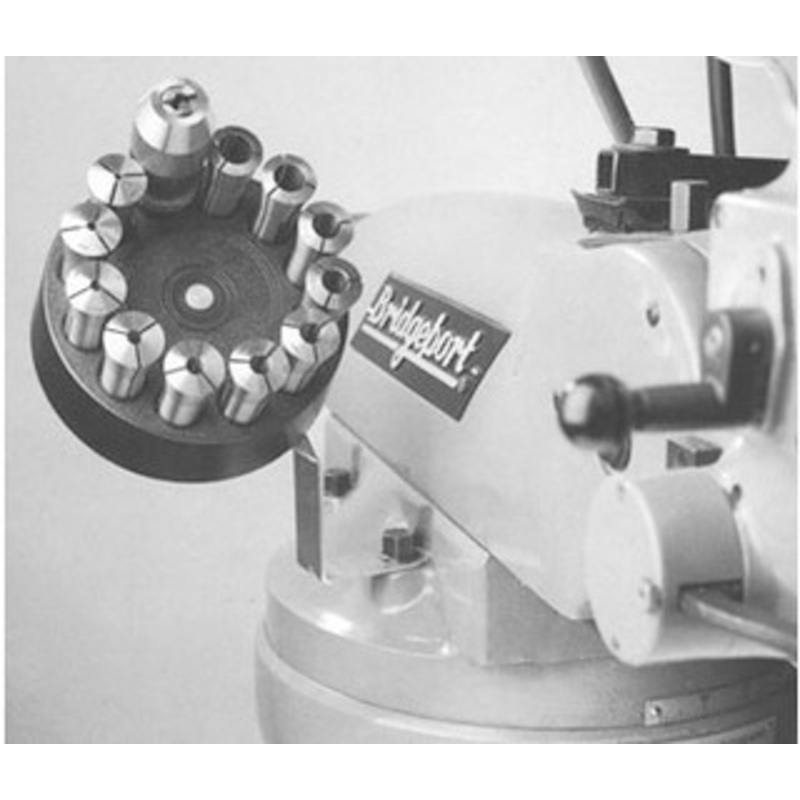 Precise R-8 Tooling Rotating Collet Caddy
