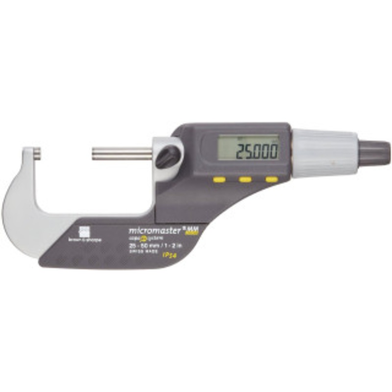 Brown & Sharpe Micromaster Digital Micrometer, 1 – 2 / 25 – 50mm – 599-126RS
