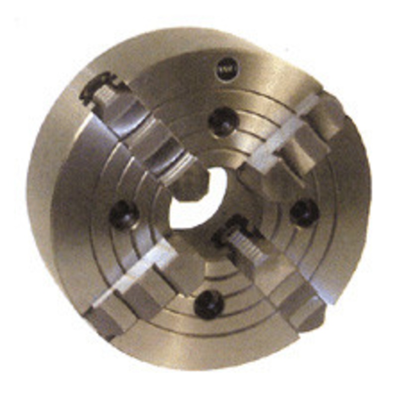 Precise 4-Jaw Plain Back Independent Chuck, 10 Diameter – 557-010